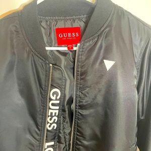 Guess Black Bomber Jacket Never Used Size M